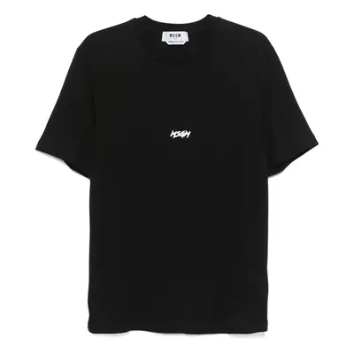 MSGM - Cotton T-shirt With Logo