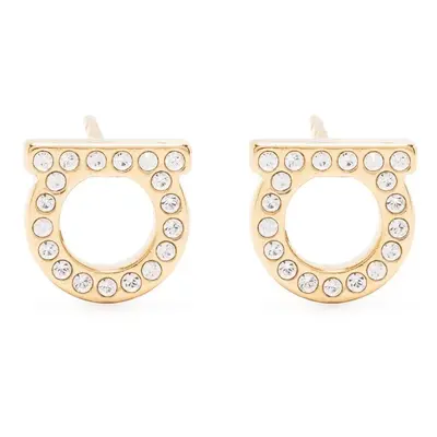 FERRAGAMO - Gancini Crystal (s) Earrings