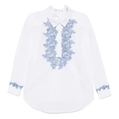 ERMANNO - Cotton Embroidered Blouse