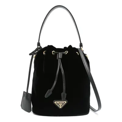 PRADA - Re-edition Mini Velvet Bucket Bag