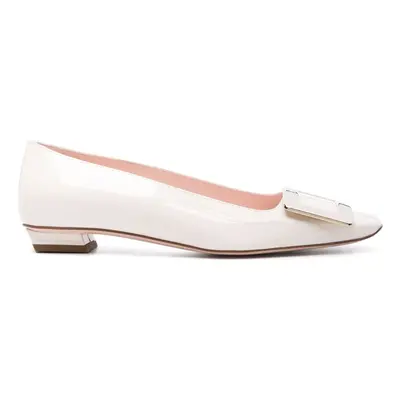 ROGER VIVIER - Belle Vivier Leather Ballet Flats