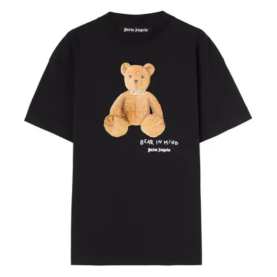 PALM ANGELS - Bear In Mind Cotton T-shirt