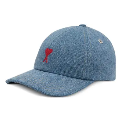 AMI PARIS - Ami De Coeur Denim Cotton Cap