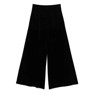 NORMA KAMALI - Velvet Wide-leg Trousers