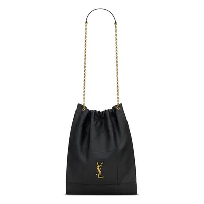 SAINT LAURENT - Jamie 4.3 Leather Drawstring Bucket Bag