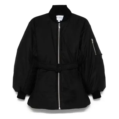 ALAÏA - Belted Bomber Jacket