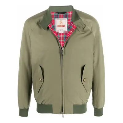 BARACUTA - 'g9' Bomber Jacket With Check Lining