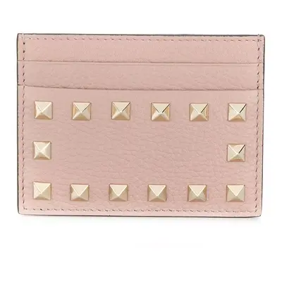 VALENTINO GARAVANI - Rockstud Leather Card Case