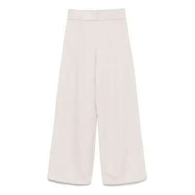 MAX MARA - Cotton Blend Wide-leg Trousers