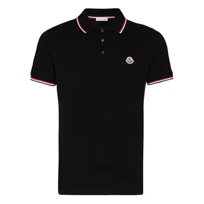 MONCLER - Logo Cotton Polo Shirt