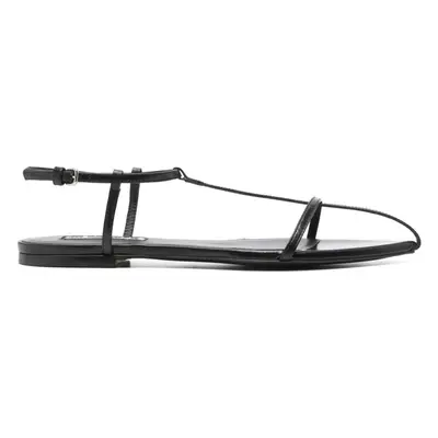 JIL SANDER - Leather Flat Sandals