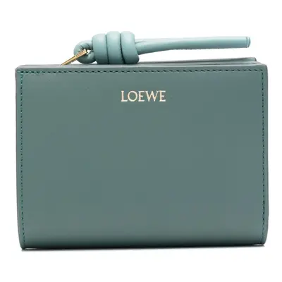 LOEWE - Knot Leather Compact Wallet