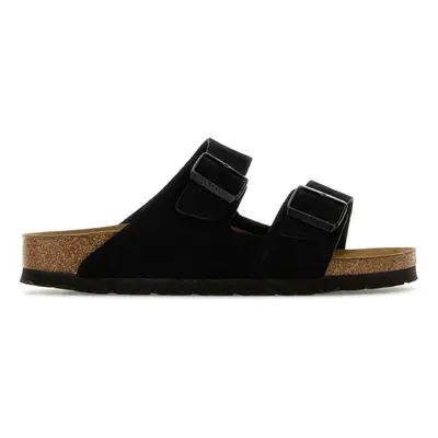 BIRKENSTOCK - Arizona Suede Leather Slippers