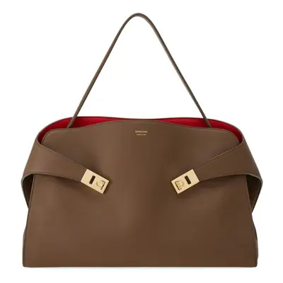 FERRAGAMO - Hug Medium Leather Tote Bag