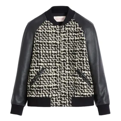 VALENTINO - Chez Valentino Tweed Bomber Jacket