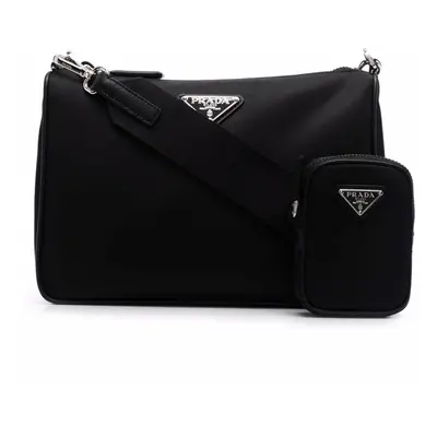 PRADA - Re-nylon And Leather Crossbody Bag