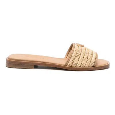 PRADA - Raffia Flat Sandals