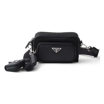 PRADA - Re-nylon And Leather Crossbody Bag