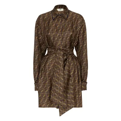 FENDI - Ff Silk Shirtdress