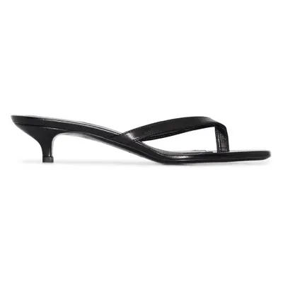 TOTEME - Leather Heel Thong Sandals