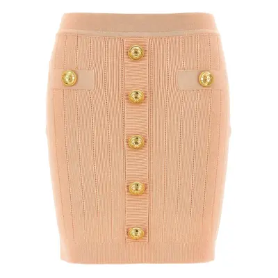 BALMAIN - Knitted Mini Skirt