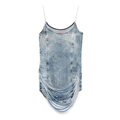 DIESEL - Denim Print Mini Dress