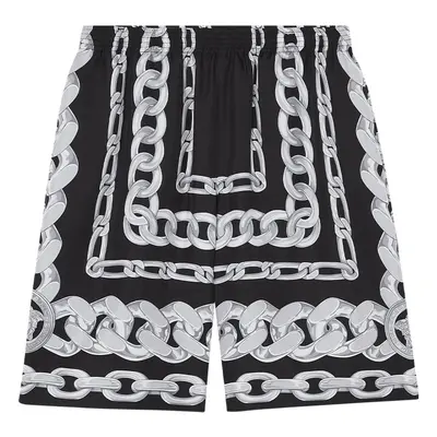 VERSACE - Medusa Chain Silk Shorts