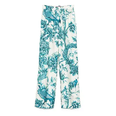 FOR RESTLESS SLEEPERS - Printed Silk Trousers