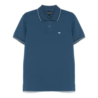 EMPORIO ARMANI - Logo Cotton Polo Shirt