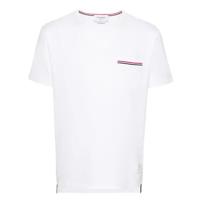 THOM BROWNE - Rwb Cotton T-shirt