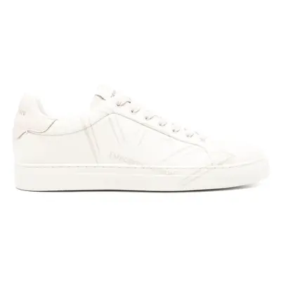 EMPORIO ARMANI - Logo Leather Sneakers