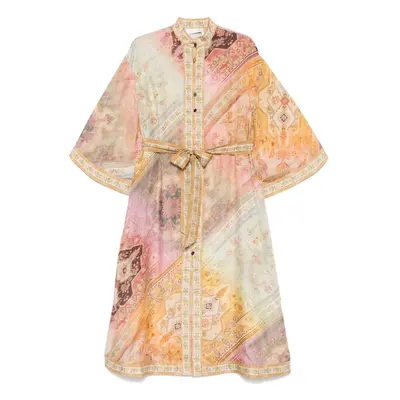 ZIMMERMANN - Tallow Printed Silk Midi Dress