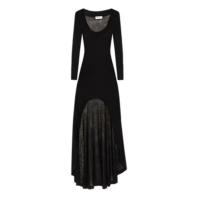 SAINT LAURENT - Wool Long Dress