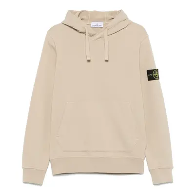 STONE ISLAND - Logo Cotton Hoodie