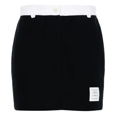 THOM BROWNE - Cotton Mini Skirt