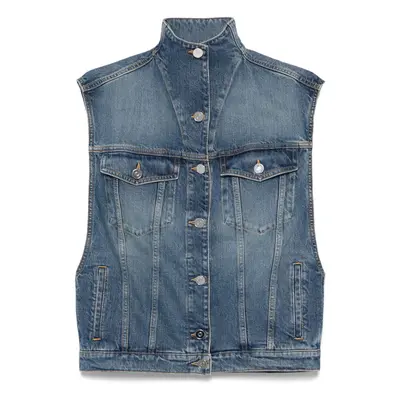 ALAÏA - Denim Cotton Vest