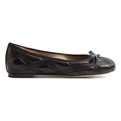 VALENTINO GARAVANI - Quiltie Leather Ballet Flats