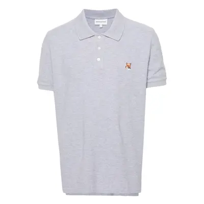 MAISON KITSUNE' - Fox Head Cotton Polo Shirt