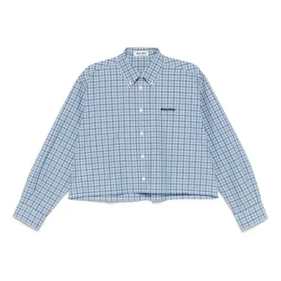 MIU MIU - Cotton Checked Shirt