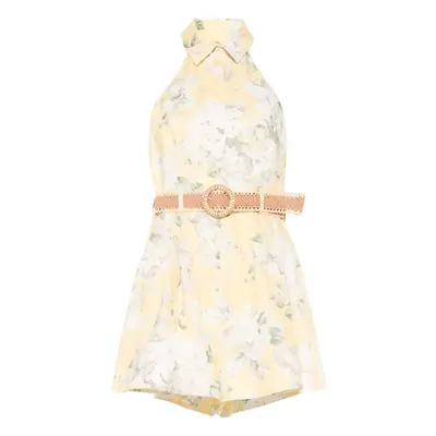 ZIMMERMANN - Acacia Printed Linen Playsuit