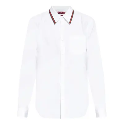 GUCCI - New Tailored Shirt Oxford Web Jacquard