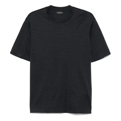 EMPORIO ARMANI - Allover Logo Cotton T-shirt