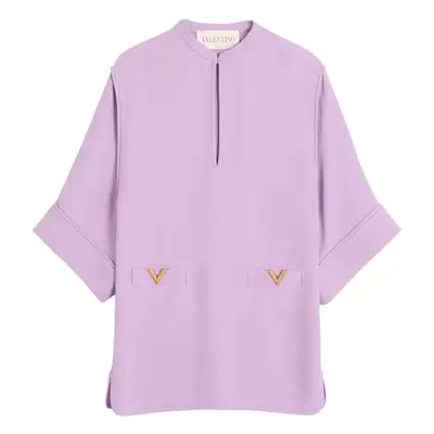 VALENTINO - Vlogo Silk Mini Dress