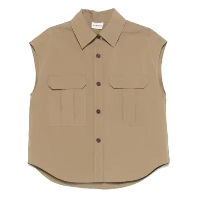 PAROSH - Cotton And Nylon Sleeveless Shirt