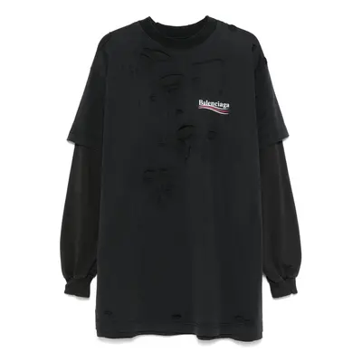 BALENCIAGA - Political Campaign Layered T-shirt