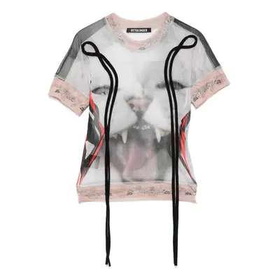 OTTOLINGER - Mesh Printed T-shirt