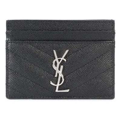 SAINT LAURENT - Cassandre Leather Card Case