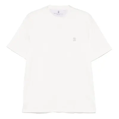 BRUNELLO CUCINELLI - Logo Cotton T-shirt