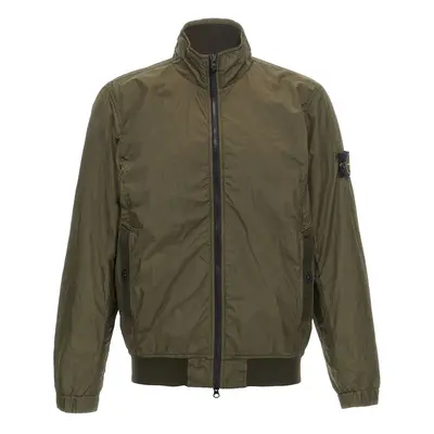 STONE ISLAND - Logo Nylon Blouson Jacket