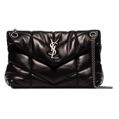 SAINT LAURENT - Puffer Small Leather Shoulder Bag